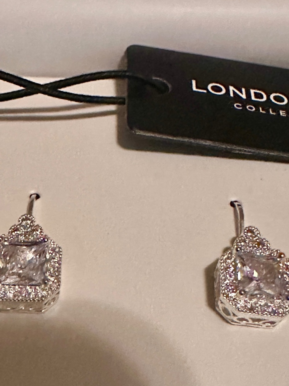 London Fog Collection Halo Earrings NWT